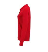 Рубашка поло женская с длинным рукавом PERFECT LSL WOMEN, красная