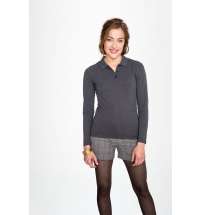 Рубашка поло женская с длинным рукавом PERFECT LSL WOMEN, красная