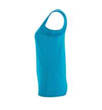 Майка женская SPORTY TT WOMEN, ярко-бирюзовая