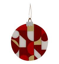 Елочная игрушка Хундертвассер