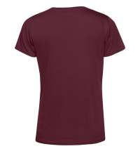 Футболка женская E150 Organic, бордовая