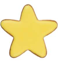 Печенье «Звезда», желтое