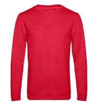 Свитшот унисекс Set In, красный меланж