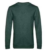 Свитшот унисекс Set In, темно-зеленый меланж