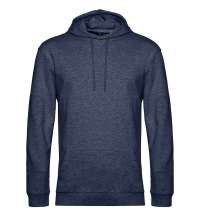 Толстовка с капюшоном унисекс Hoodie, синий меланж