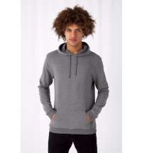 Толстовка с капюшоном унисекс Hoodie, красный меланж