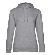 Толстовка с капюшоном женская Hoodie, серый меланж