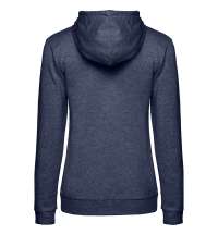 Толстовка с капюшоном женская Hoodie, синий меланж