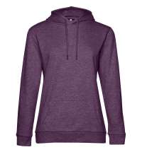 Толстовка с капюшоном женская Hoodie, фиолетовый меланж
