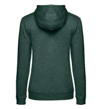 Толстовка с капюшоном женская Hoodie, темно-зеленый меланж