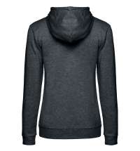 Толстовка с капюшоном женская Hoodie, серый меланж (антрацит)