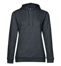 Толстовка с капюшоном женская Hoodie, серый меланж (антрацит)