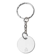 Брелок из переработанного алюминия Salvage, серебро