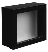 Коробка Teaser с окном, черная