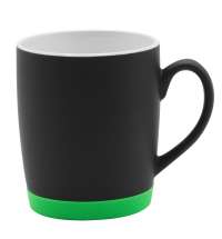 Кружка Make Me To Go, чёрная/зелёная