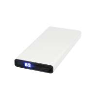 Внешний аккумулятор H&ouml;ginn в металлическом корпусе, 10000mAh, серый.