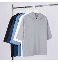 Футболка оверсайз унисекс с капюшоном Neofit, молочно-белая