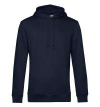 Толстовка с капюшоном унисекс BNC Organic, темно-синяя