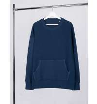 Свитшот оверсайз унисекс Vozduh, темно-синий