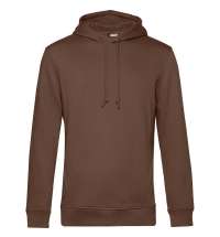 Толстовка с капюшоном унисекс BNC Organic, коричневая (мокко)