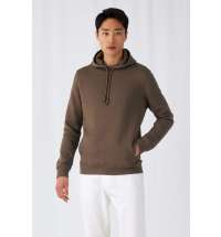 Толстовка с капюшоном унисекс BNC Organic, серо-голубая