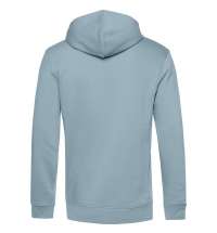 Толстовка с капюшоном унисекс BNC Organic, серо-голубая