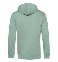 Толстовка с капюшоном унисекс BNC Organic, серо-зеленая
