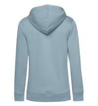 Толстовка с капюшоном женская BNC Organic, серо-голубая