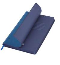 Ежедневник River side недатированный, лазурный/синий  (без упаковки, без стикера)