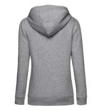 Толстовка с капюшоном женская BNC Organic, серый меланж