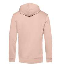 Толстовка на молнии с капюшоном унисекс BNC Organic, розовая