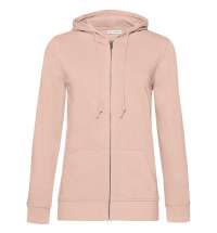 Толстовка на молнии с капюшоном женская BNC Organic, розовая