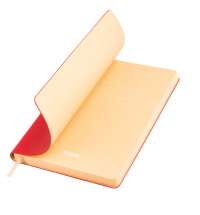 Ежедневник Latte NEW недатированный, красный/бежевый (без упаковки, без стикера)