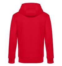 Толстовка с капюшоном унисекс King, красная