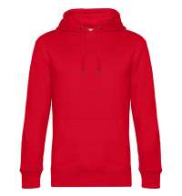 Толстовка с капюшоном унисекс King, красная
