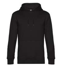 Толстовка с капюшоном унисекс King, черная