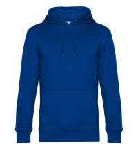 Толстовка с капюшоном унисекс King, ярко-синяя