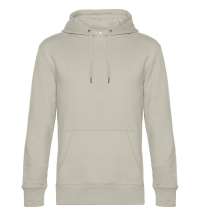 Толстовка с капюшоном унисекс King, дымчато-серая