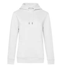 Толстовка с капюшоном женская Queen, белая