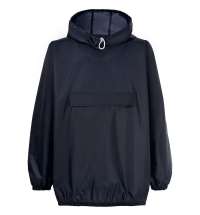 Дождевик-анорак Alatau, укороченный, темно-синий, единый размер