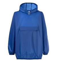 Дождевик-анорак Alatau, укороченный, синий, единый размер