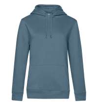 Толстовка с капюшоном женская Queen, серо-синяя