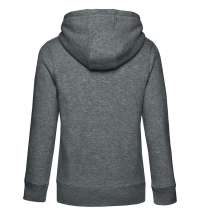 Толстовка с капюшоном женская Queen, темно-серый меланж