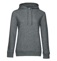 Толстовка с капюшоном женская Queen, темно-серый меланж