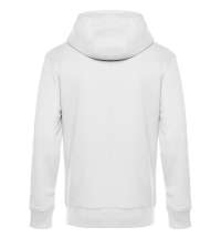 Толстовка с капюшоном на молнии унисекс King, белая