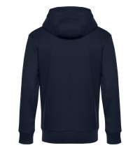 Толстовка с капюшоном на молнии унисекс King, темно-синяя