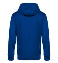Толстовка с капюшоном на молнии унисекс King, ярко-синяя
