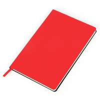 Ежедневник A5 недатированный Simflex в мягком переплёте, красный