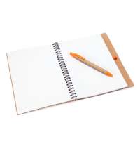 Блокнот с ручкой ALANI, Оранжевый