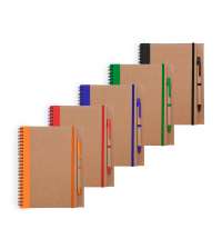 Блокнот с ручкой ALANI, Оранжевый